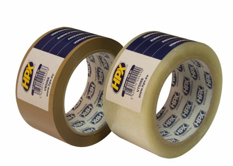 HPX Packaging Tape Brown 50mm x 66m VB5066 HPX Tape Dispenser DT0001