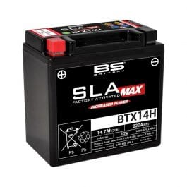BS BATTERY SLA Max Accu Onderhoudsvrij af fabriek geactiveerd – BTX14H 300887