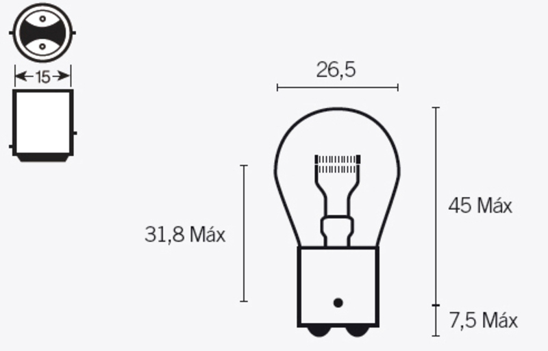 TECNIUM G18 Lampen 6V 10W – x10 14664
