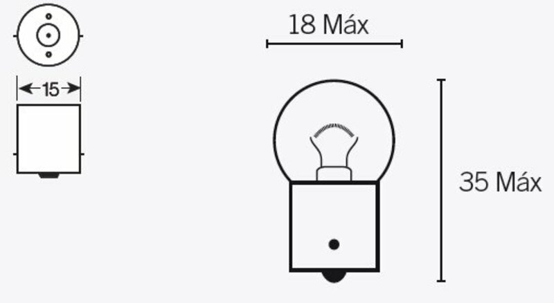 TECNIUM G18 Lampen 6V 10W - x10 14664 TECNIUM G18 Lampen 6V 10W – x10 14664