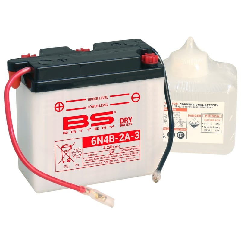 BS BATTERY Accu High performance met zuurpakket – BB10L-BP 310558