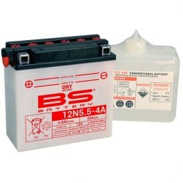 BS BATTERY Accu Conventioneel met zuurpakket – 12N5.5-4A 310530
