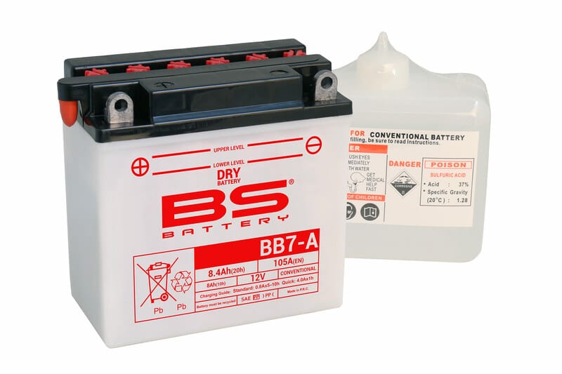 BS BATTERY Accu Conventioneel met zuurpakket – 51913 (12C16A-3A) 310542