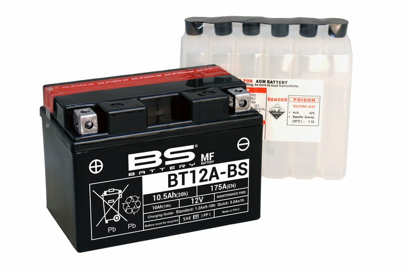 BS BATTERY Accu Conventioneel met zuurpakket – 6N6-3B-1 310519
