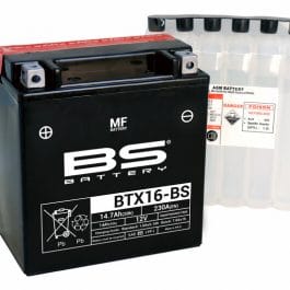 BS BATTERY Accu Onderhoudsvrij met zuurpakket – BTX16-BS 300609