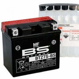 BS BATTERY Accu Onderhoudsvrij met zuurpakket – BTZ7S-BS 300695