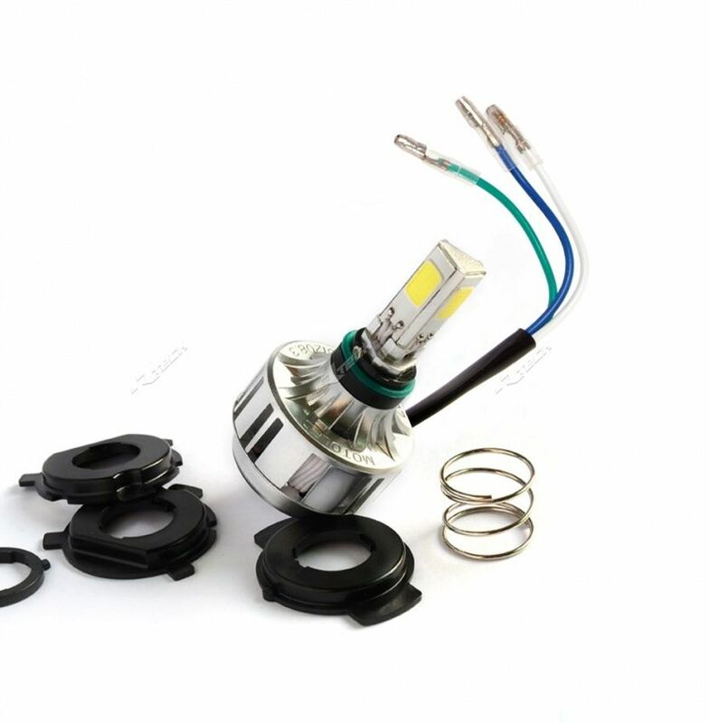 RACETECH Vervanging OEM Koplamp LED Set 12V 32W - x1 R-LEDRTECH016 PHILIPS H7 CrystalVision Ultra Moto Light Bulb 12V/55W – x1 22118630