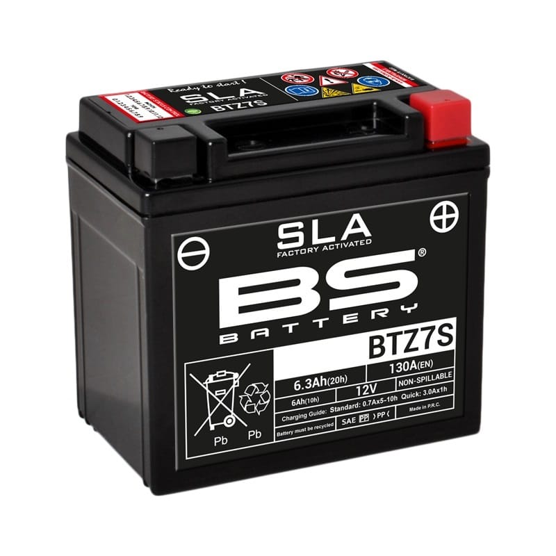 BS BATTERY SLA Accu Onderhoudsvrij af fabriek geactiveerd - BTZ7S 300635 BS BATTERY Accu SLA12-20 onderhoudsvrij af-fabriek geactiveerd 300879