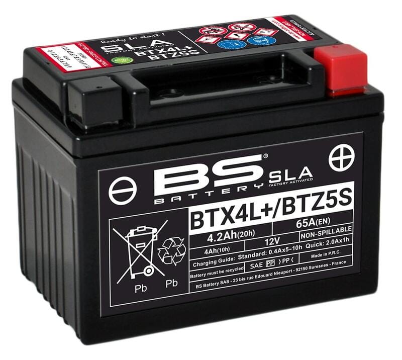 BS BATTERY SLA Accu Onderhoudsvrij af fabriek geactiveerd - BTX4L+ / BTZ5S 300669 BS BATTERY SLA Accu Onderhoudsvrij af fabriek geactiveerd – BTX4L+ / BTZ5S 300669