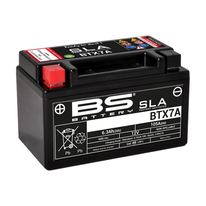 BS BATTERY Accu Conventioneel met zuurpakket – B38-6A 310520