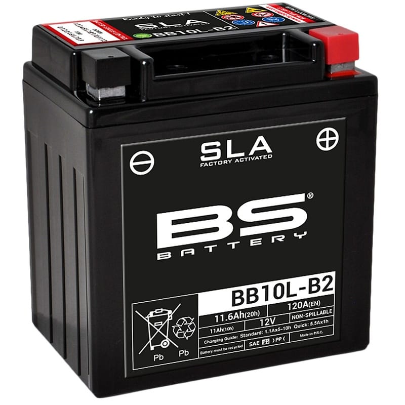 BS BATTERY Accu Onderhoudsvrij met zuurpakket – BT9A-BS 300748