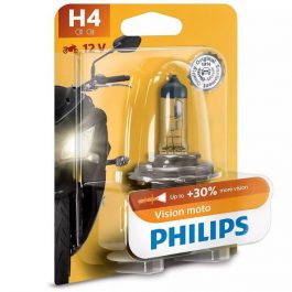 PHILIPS H4 Vision Moto Light Bulb 12V/60/55W – x1 49024730