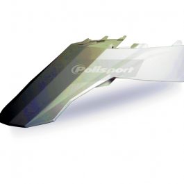 POLISPORT Achterspatbord + zijnummerplaten wit Gas Gas EC 8550800004