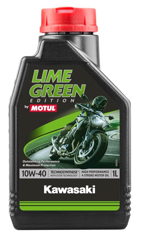 MOTUL Lime Green Kawasaki Motor Oil 4T 10W40 1L 110442 MOTUL Lime Green Kawasaki Motor Oil 4T 10W40 1L 110442