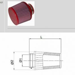 BMC Luchtfilter conisch 52mm – FMSS52-127 FMSS52-127