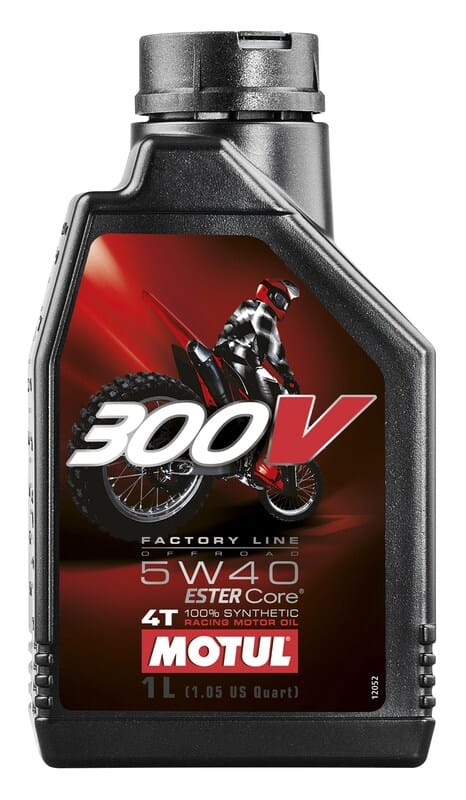 MOTUL 300V Factory Line Offroad 4T motorolie - 5W40 1L 104134 MOTUL 300V 4T Factory Line Road Racing motorolie – 15W50 60L 104132