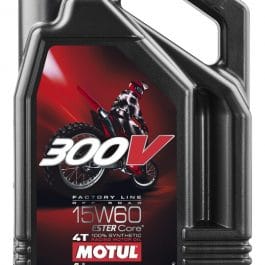 MOTUL 300V Factory Line Off Road Racing 4T motorolie – 15W60 4L 104138