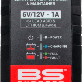BS BATTERY BS10 Smart Battery Charger – 6V/12V 1A 700516