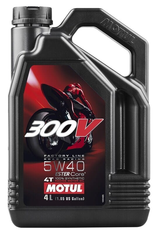MOTUL 300V Factory Line Road Racing 4T Motor Oil - 5W40 4L x4 MOTUL 300V Factory Line Road Racing 4T Motor Oil – 5W40 4L x4