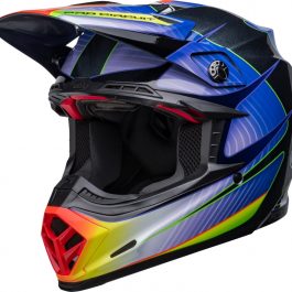 BELL Moto-9s Flex Pro Circuit 23 Helmet – Silver Metallic Flake