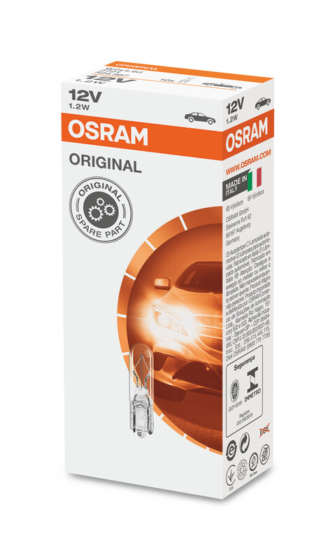 OSRAM Original Line Lampen 12V 1,2W - x10 OSRAM Original Line Lampen 12V 1,2W – x10