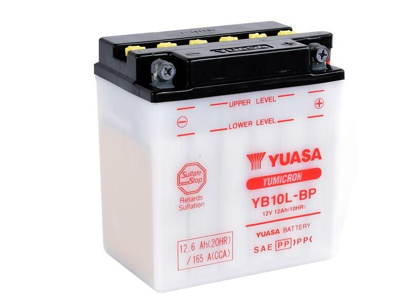 YUASA Accu Conventioneel zonder zuurpakket – YB12A-A YB12A-A