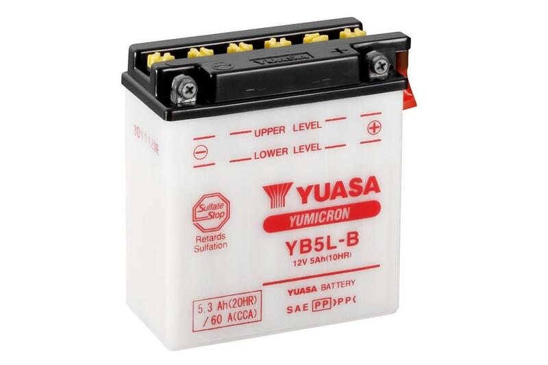 YUASA Accu Conventioneel met zuurpakket – YB5L-B YB5L-B+ACIDE