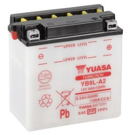 YUASA Accu Conventioneel zonder zuurpakket – YB9L-A2 YB9L-A2