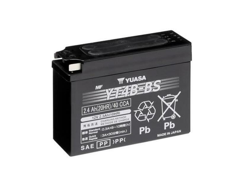YUASA Accu Onderhoudsvrij met zuurpakket – YT7B-BS YT7B-BS