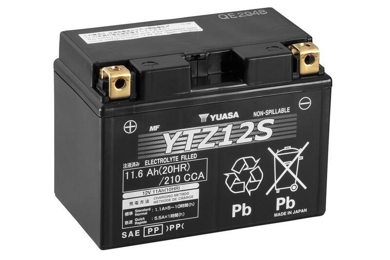 YUASA W/C Accu Onderhoudsvrij af fabriek geactiveerd – YTZ14S YTZ14S