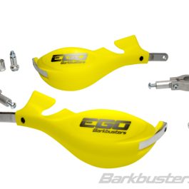 BARKBUSTERS EGO Handguard Two Point Mount Straight 22mm Yellow EGO-001-00-YE