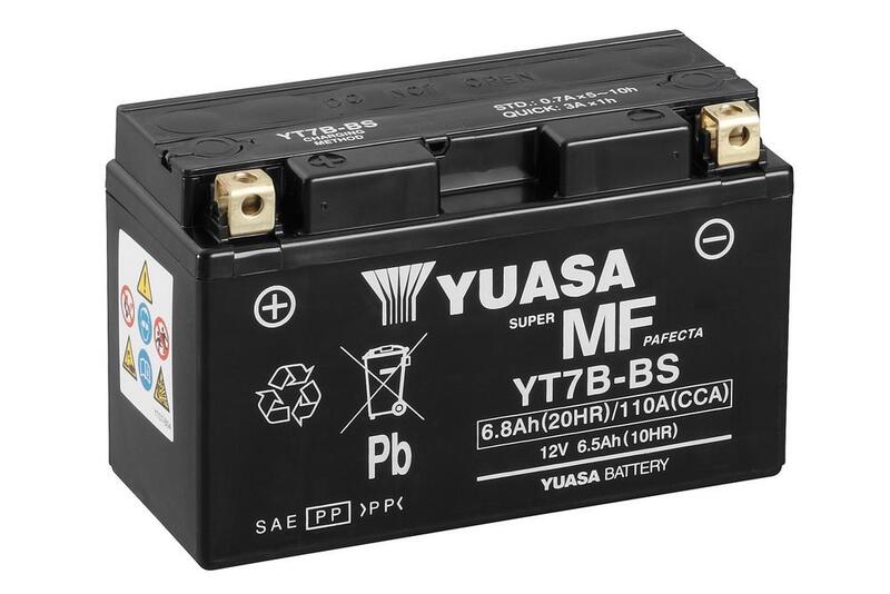 YUASA W/C Fabrieks geactiveerde onderhoudsvrije batterij – YT9B YT9B