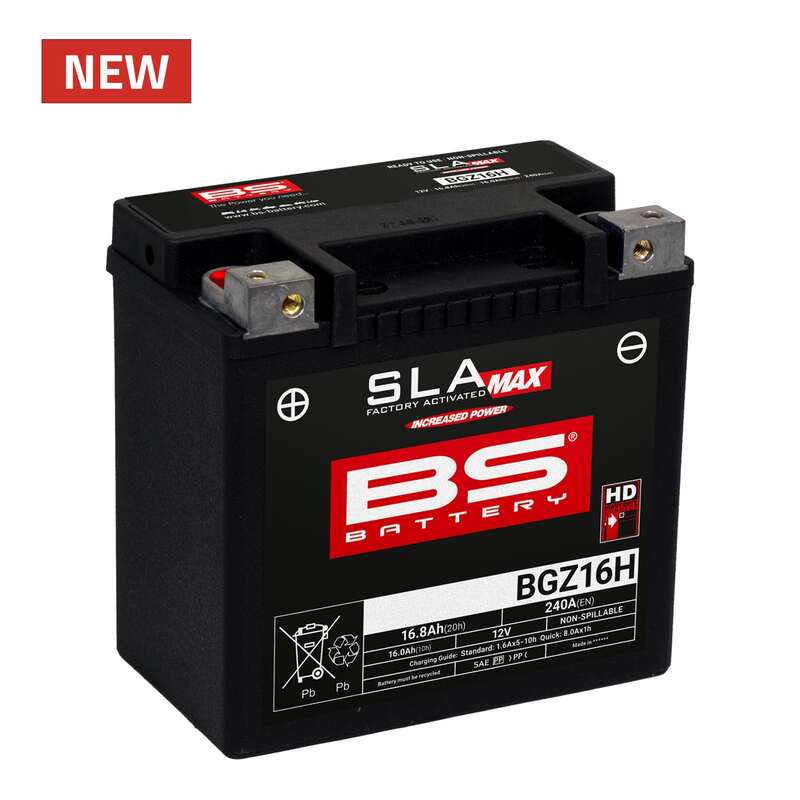BS BATTERY SLA Max Fabrieks geactiveerde onderhoudsvrije batterij - BGZ16H 300931 BS BATTERY SLA Max Fabrieks geactiveerde  onderhoudsvrije batterij – BGZ16HL 300932