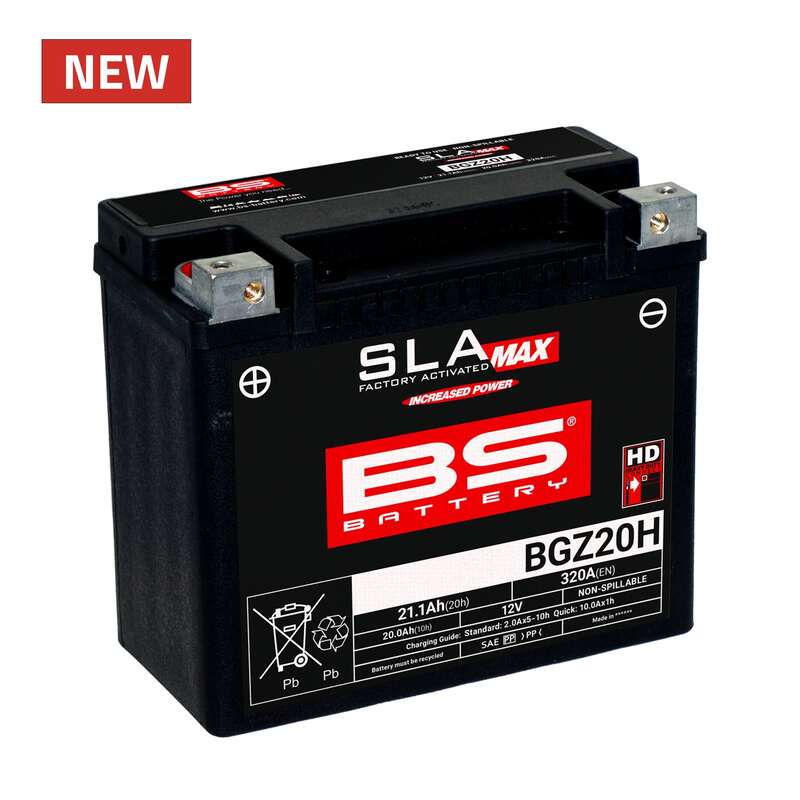 BS BATTERY SLA Max Fabrieks geactiveerde  onderhoudsvrije batterij – BGZ16HL 300932