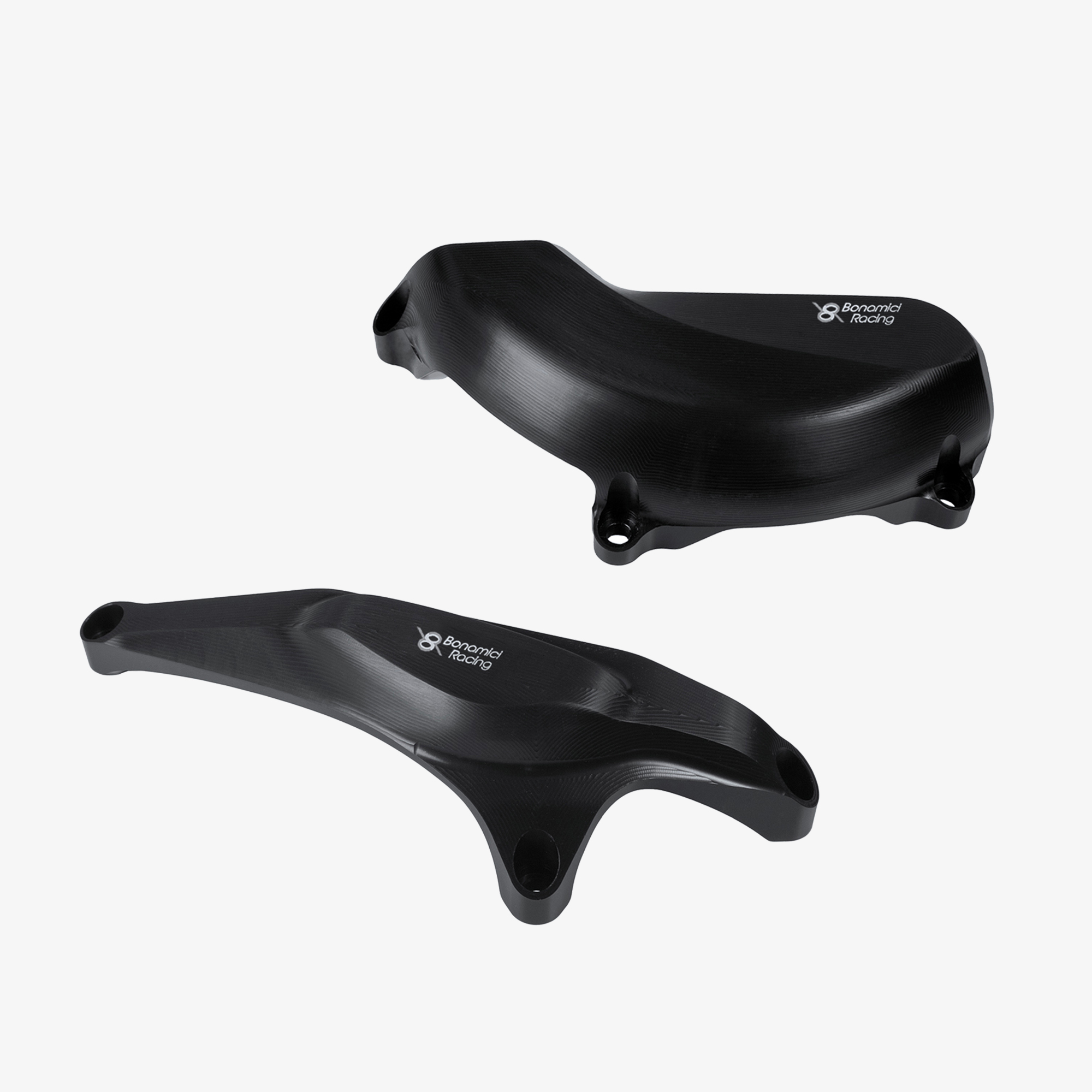 Bonamici Racing Aluminum engine protection full kit Ducati 959 Panigale 16-18 Bonamici Racing Aluminum engine protection right side (clutch) Suzuki GSX-R 1000 17>