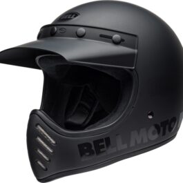 BELL Moto-3 Classic Helmet – Matte/Gloss Blackout