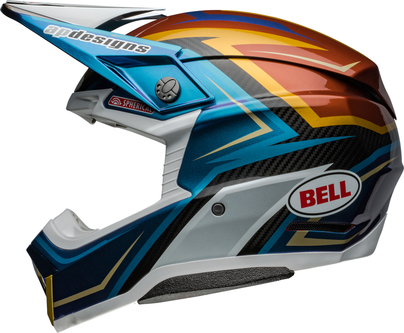 BELL Moto-10 Spherical helm – Fasthouse DITD 24 Gloss Red/Gold