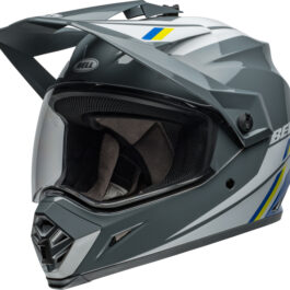 BELL MX-9 Adventure MIPS helm – Alpine Gloss Charcoal/Silver