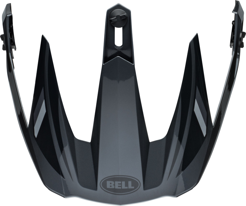 BELL MX-9 Adventure Mips Vizier – Alpine Gloss Gray/Blue