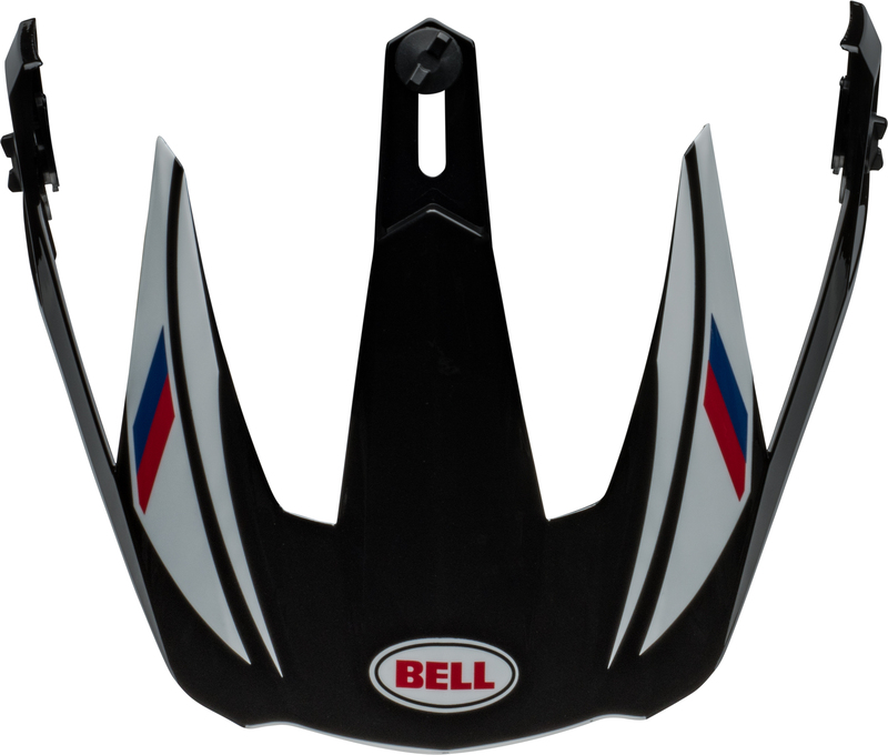 BELL MX-9 Adventure Mips Vizier – Alpine Gloss Gray/Blue