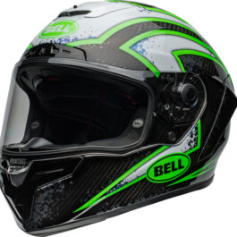 BELL Race Star DLX Flex Helmet – Xenon Gloss Black/Kryptonite