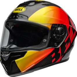 BELL Race Star DLX Flex Helmet – Offset Gloss Black/Red