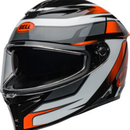BELL Lithium Mips Helmet – Podium Gloss Black/Orange