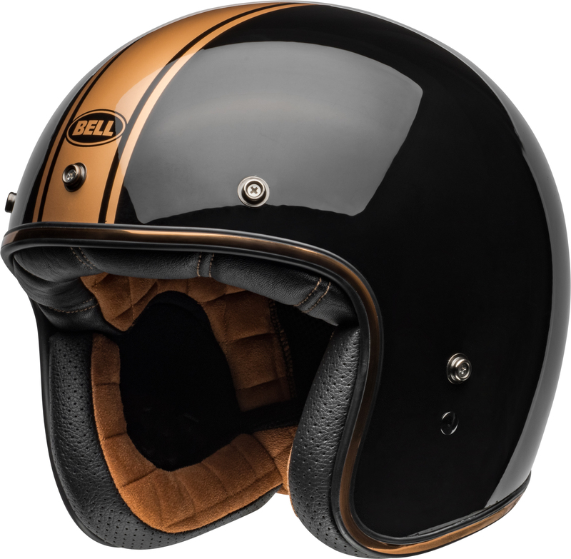 BELL Custom 500 Helmet - Rally Gloss Black Bronze BELL Custom 500 Helmet – RSD Wreakers Gloss Black/Gold