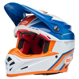 BELL Moto-9S Flex Helm – Merchant Gloss Orange/Blue