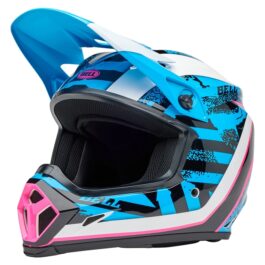 BELL MX-9 Mips Helm – Breakdance Gloss Blue/Pink