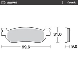 Moto-Master Brake pad RoadPRO Ceramic 404704