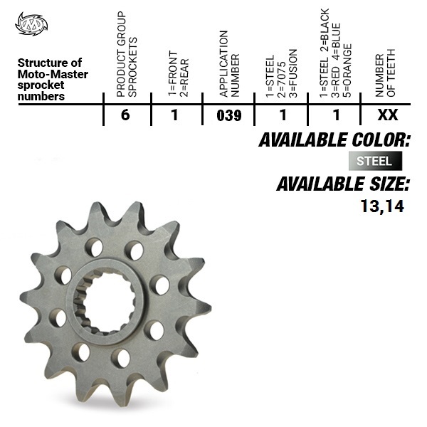 Moto-Master Steel Ultralight Tandwiel Beta