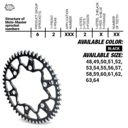 Moto-Master 7075 Series Alu Tandwiel SUR-RON 620342